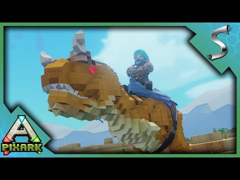 HIGH LEVEL CARNO TAMING! - PixARK [Gameplay E8]