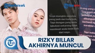 Muncul Setelah Dilaporkan oleh Lesti Kejora, Rizky Billar Ungkap Curhatan soal Kasus KDRT di IG-nya