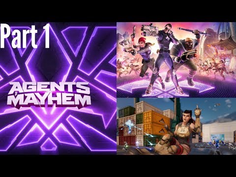 AGENTS OF MAYHEM Walkthrough Gameplay Part 1 (let's play commentary guide)