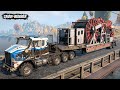 Snowrunner Huge Pumping Trailer Delivery Gameplay Snowrunner Roadcraft AVGames