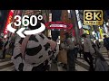 A Z Cup Cow Walks Through Shinjuku Kabukicho At Night 360 Degree Video