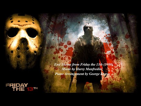 FRIDAY THE 13TH (1980) End Theme - Harry Manfredini (Piano Solo + Sheet)