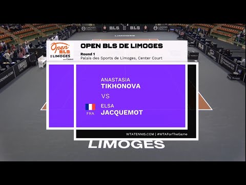 Anastasia Tikhonova vs Elsa Jacquemot FRA  - HighLights
