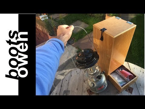 Make a Coleman Lamp Box from wood