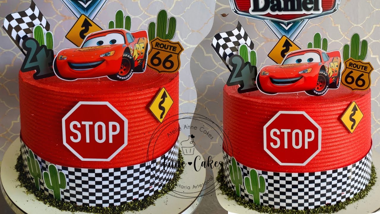 Bolo tema carros | Relâmpago Macqueen