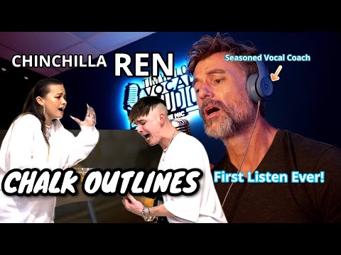 Pro Vocal Coach Reacts: Epic 'Chalk Outlines' by REN and Chinchilla!