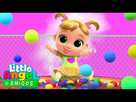 Nina e Nico Adoram Brincar no Parquinho! | Little Angel e Amigos - As Músicas da Turminha