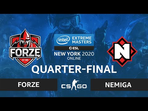 CS:GO - Nemiga vs forZe [Dust2] Map 2 - IEM New York 2020 - Quarter-final - CIS
