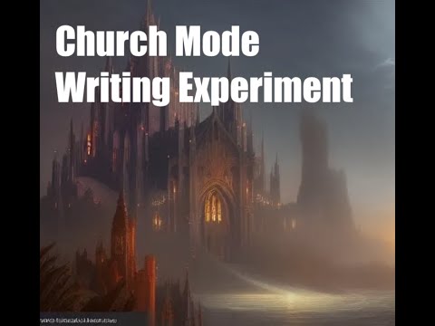 One Minute Church Mode Writing Experiment