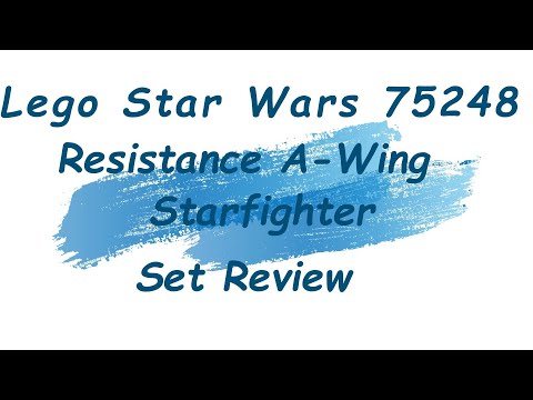 Lego Star Wars 75248 Resistance A-Wing Starfighter Set Review