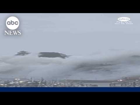 Crews battle large fire at building on Oregon bayfront