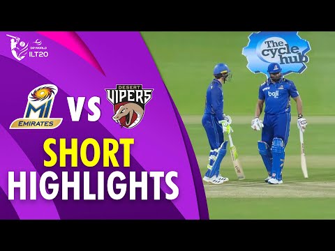 Short Highlights | MI Emirates vs Desert Vipers | Match 9 | DP World ILT20 | M3Y1U