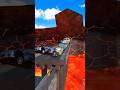small to big cars vs broken bridge #automobile #beamngdrive #beamngcrashes #trucks #truck