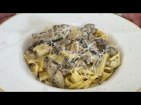 Porcini Mushroom Pappardelle with Cream, Original Recipe