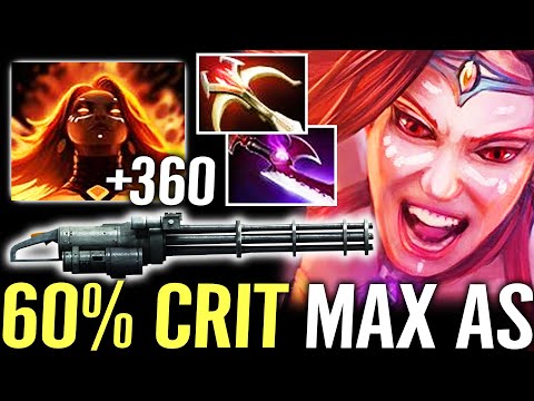 🔥 NothingToSay Lina 60% CRIT MID —  Daedalus + Silver Edge +360 MAX AS WTF Machine Gun Dota 2