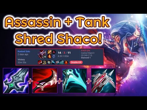 DPS + Assassin Shaco in One! S13 Master Ranked [League of Legends] Full Gameplay - Infernal Shaco