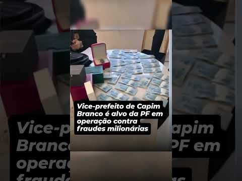 Vice-prefeito de Capim Branco é alvo da PF em operação contra fraudes milionárias