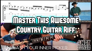 Master this Amazing Country Guitar Riff (Guitar Tutorial with Tabs)