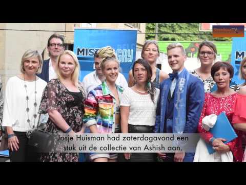 Kleurrijke Josje Huisman steelt de show op Mister Gay Belgium 2017