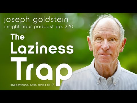 The Laziness Trap – Joseph Goldstein's Satipatthana Sutta Series Pt. 17 –Insight Hour – Ep. 220