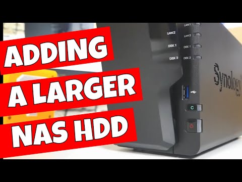 Adding A Larger Drive To Synology 2 BAY NAS With Synology Hybrid RAID SHR