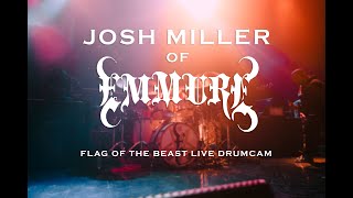 Josh Miller of Emmure &quot;Flag of the Beast&quot; Live Drum Cam | SJC Custom Drums