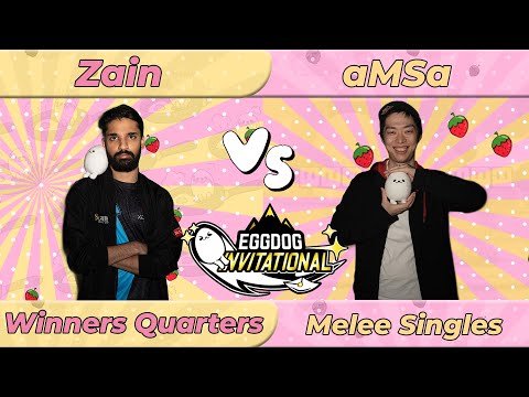 Zain (Marth) vs aMSa (Yoshi) - Eggdog Invitational 2024 - Melee Singles: Winners Quarter Finals