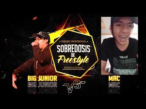 BIG JUNIOR vs MAC - Batallas Escritas ✍ | Sobredosis de Freestyle Internacional 2020 🏆