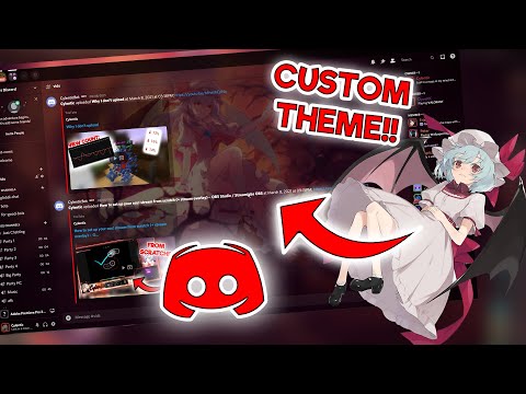 how to get custom discord theme. custom background,...