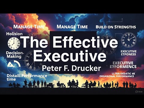 The Effective Executive by Peter Drucker | Full Book Summary & Deep Dive Analysis