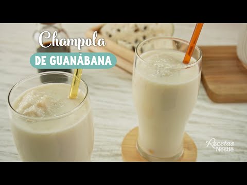 Refréscate con esta Champola de Guanábana