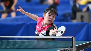 香ケ丘リベルテ上澤杏音 星槎高横浜 櫻井花が初戦突破＜全日本卓球2025 女子シングルス1回戦②＞