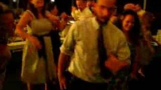 Jeff robots at Dre's wedding