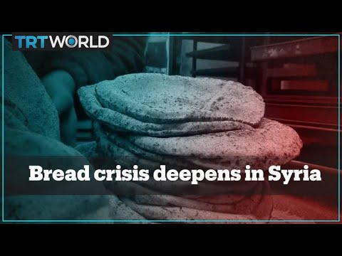 Syrians are facing a serve shortage of bread