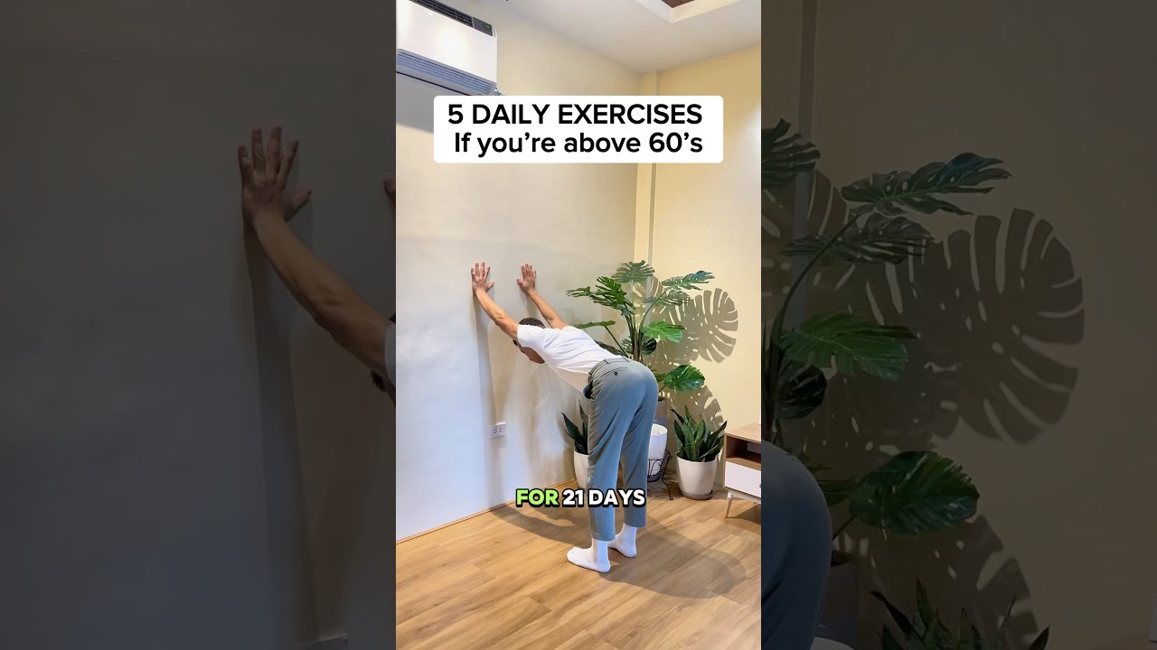 5 Daily Exercises if you’re above 60’s! #seniorexercise #seniors - YouTube