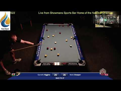 Matt Steeper vs Gareth Higgins Blackball Race 27 £16,000 Pot