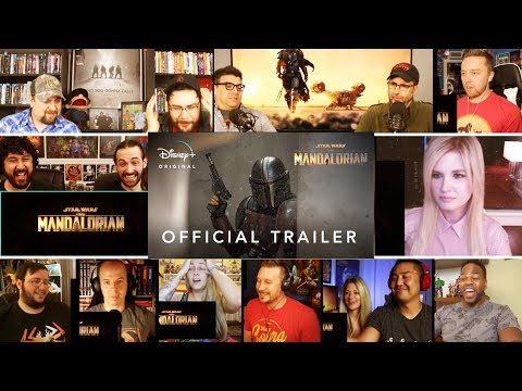 The Mandalorian Official Trailer REACTIONS MASHUP