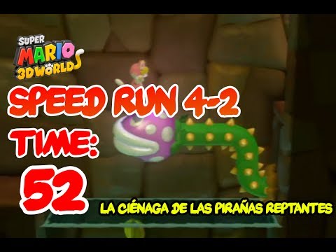 Super Mario 3D World 4-2 Speedrun | Time: 52