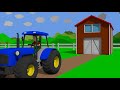 Blue Tractor & Agricultural machinery carousel🚜 Tractor and Farm Simulation  - Song Kids in Love👱‍♀️