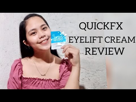 QUICKFX EYELIFT CREAM REVIEW | CAN REMOVE DARK CIRCLES AND EYE BAGS