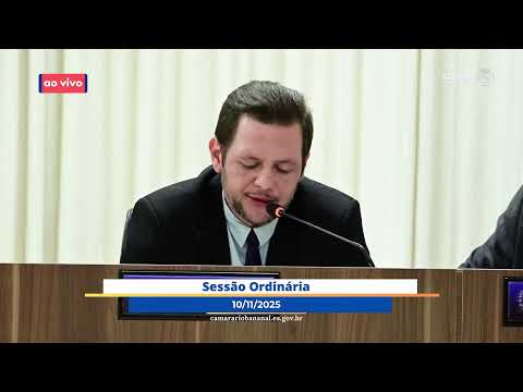 Câmara Municipal de Rio Bananal ao vivo 10/11/2025