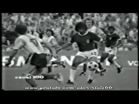 Canal 100 - Brasil 2 x 1 Argentina - Copa do mundo 1974