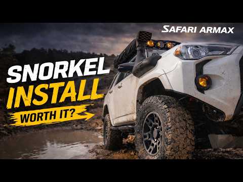 Snorkel Install for Overlanding - Safari Armax for Toyota 4Runner