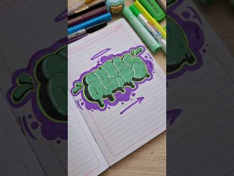 Ideas para marcar tus #cuadernos  🫰😉🤩#ideasdeportadas  #notebook #lettering #graffiti