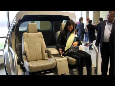 Ford inflatable seat belt (Gurtairbag) Demo