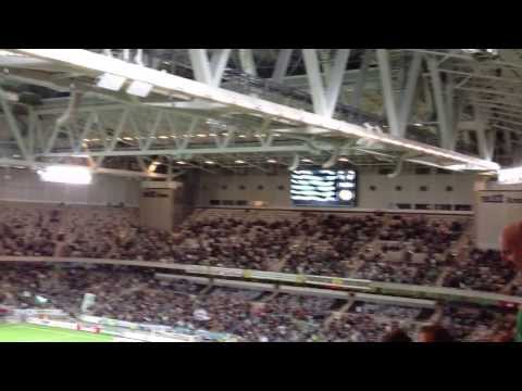 Bajens första mål på Tele2 Arena