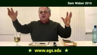 Samuel Weber. Kant, Singularity, and Monolithics. 2010 video