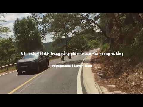 Cho Tôi Lang Thang - Ngọt vc. Đen | Lofi Video