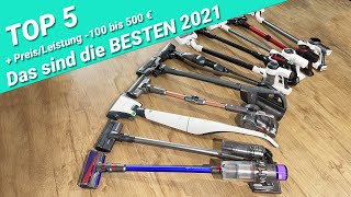 AKKU STAUBSAUGER TEST 2021 - TOP 5 im Vergleich & Die besten Akkusauger von 100€-500€ im Überblick!