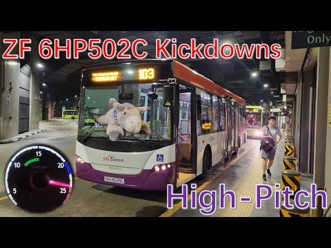 [SBST]Powerful & High Pitch ZF Kickdowns - SBS8539L - SCANIA K230UB E4